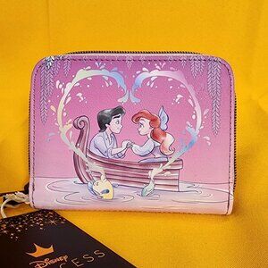 Loungefly Disney Princess Ariel & Eric Kiss The Girl the Little Mermaid Wallet